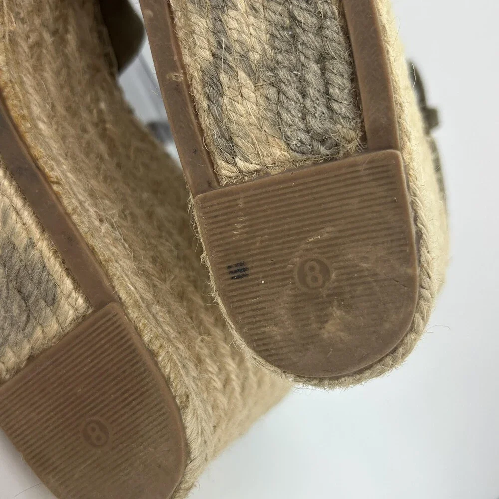 Marc Fisher Espadrille Sandals Shoes Womens Size 8 LTD MLAIDA Wedge Platform